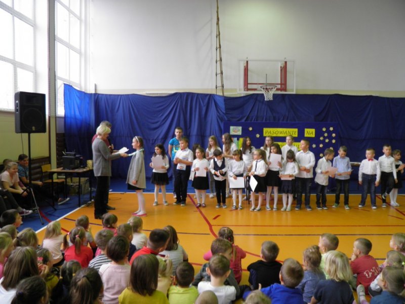 Pasowanie na ucznia klasy I.